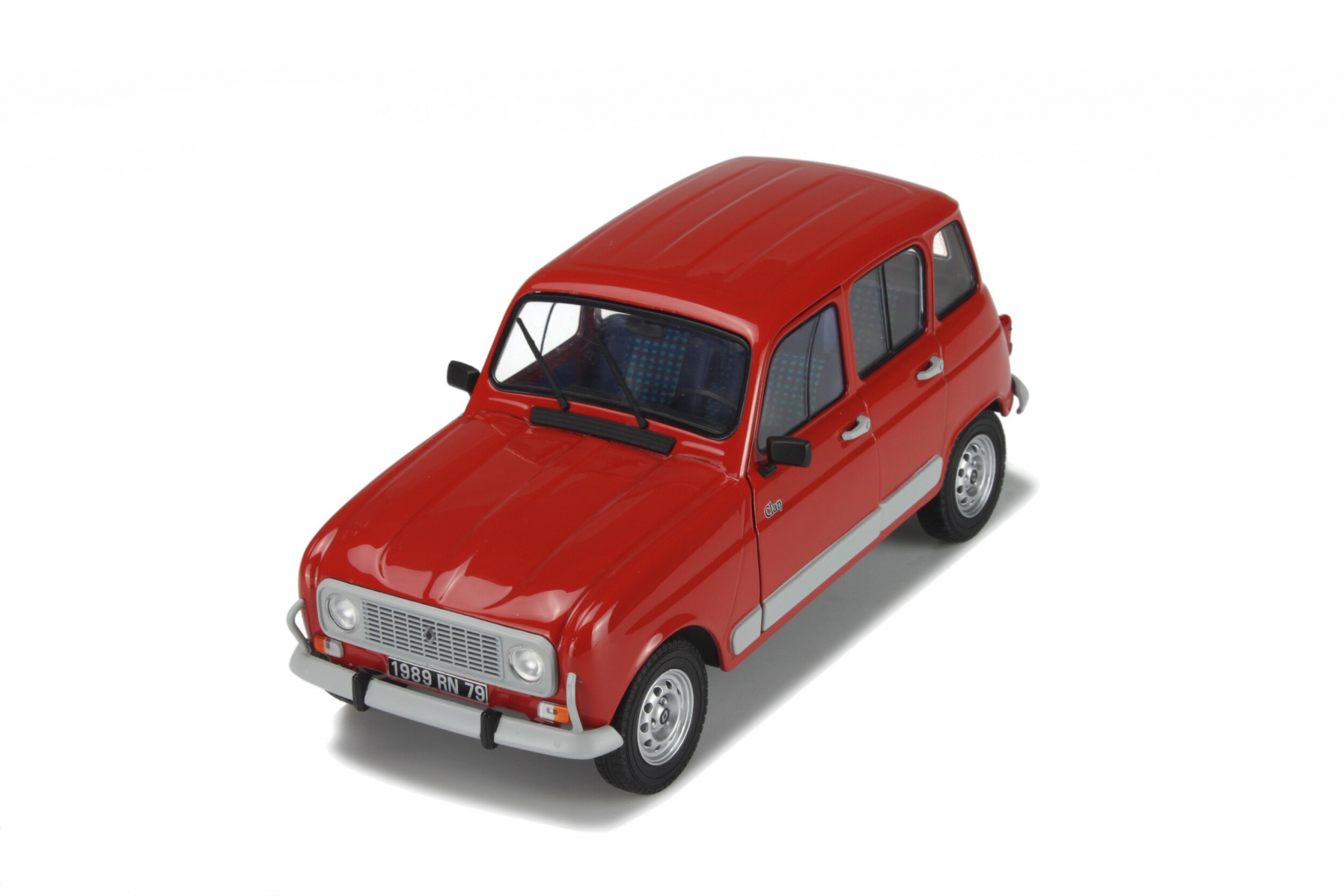 Miniature Odeon 118 – Renault 4 Clan Rouge – Échelle 1/43 – Résine – Neuve Sous Emballage