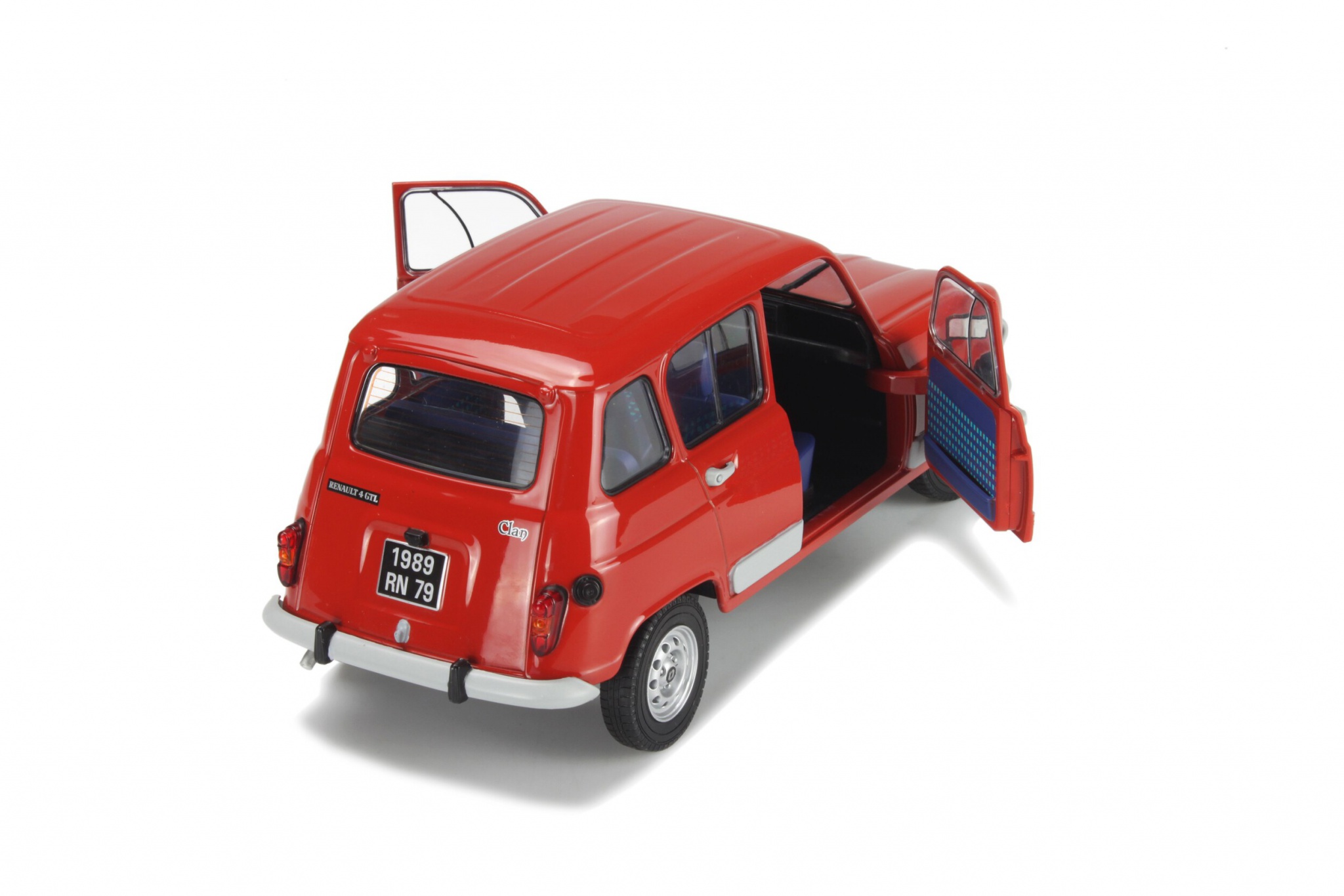 RENAULT R4 CLAN ROUGE ODEON REF 118 ECHELLE AU 1/43 EME