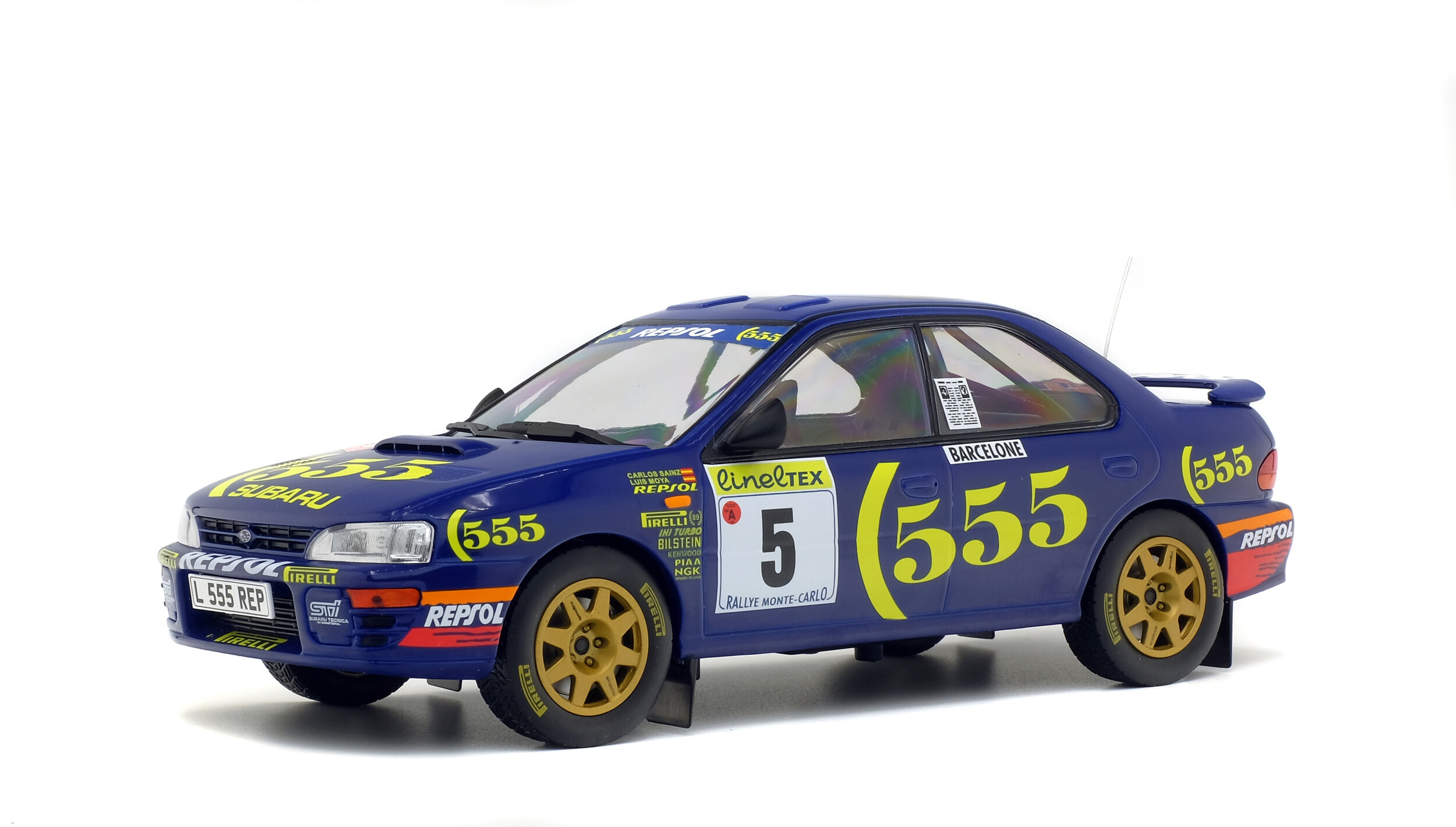 SUBARU IMPREZA - RALLYE MONTE CARLO 1995 - C.SAINZ #5 - Solido SUBARU IMPREZA - RALLYE MONTE CARLO 1995 - C.SAINZ #5 - Solido