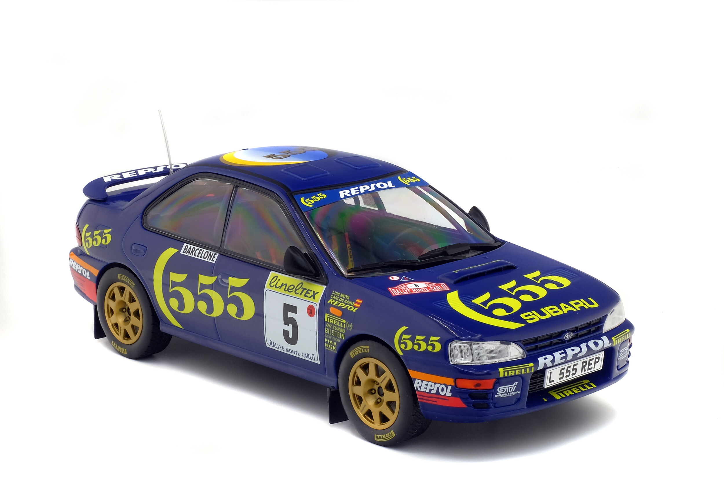 SUBARU IMPREZA - RALLYE MONTE CARLO 1995 - C.SAINZ #5 - Solido