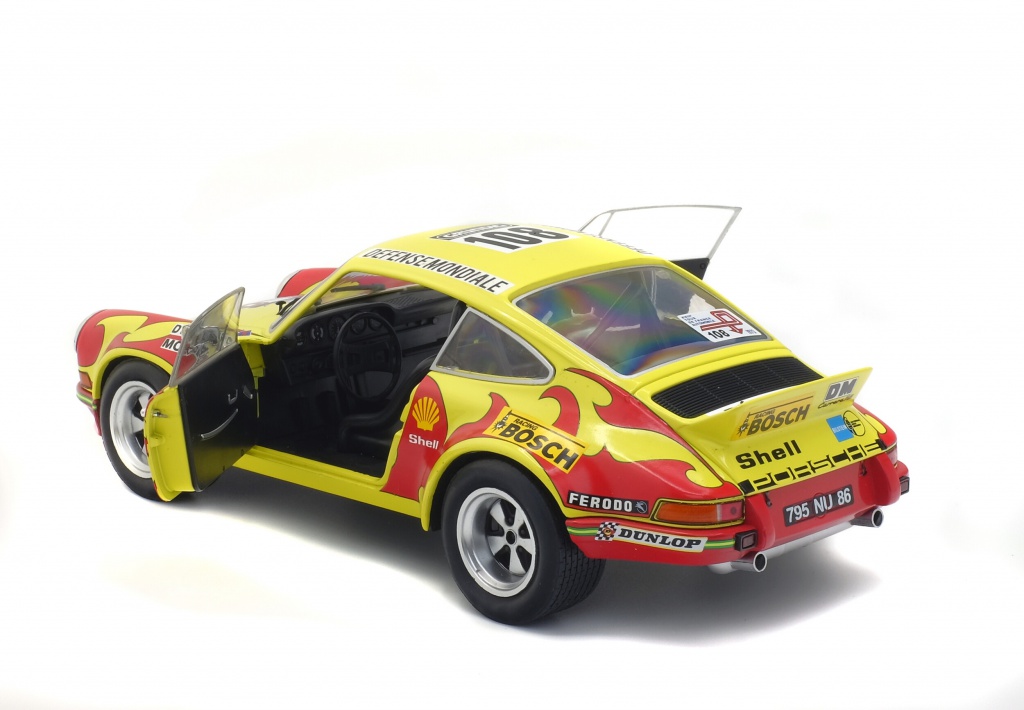 Porsche 911 Carrera RSR 1973 - Rallye Tour De France - Claude Ballot-Léna - Ixo 1/18 - Neuve