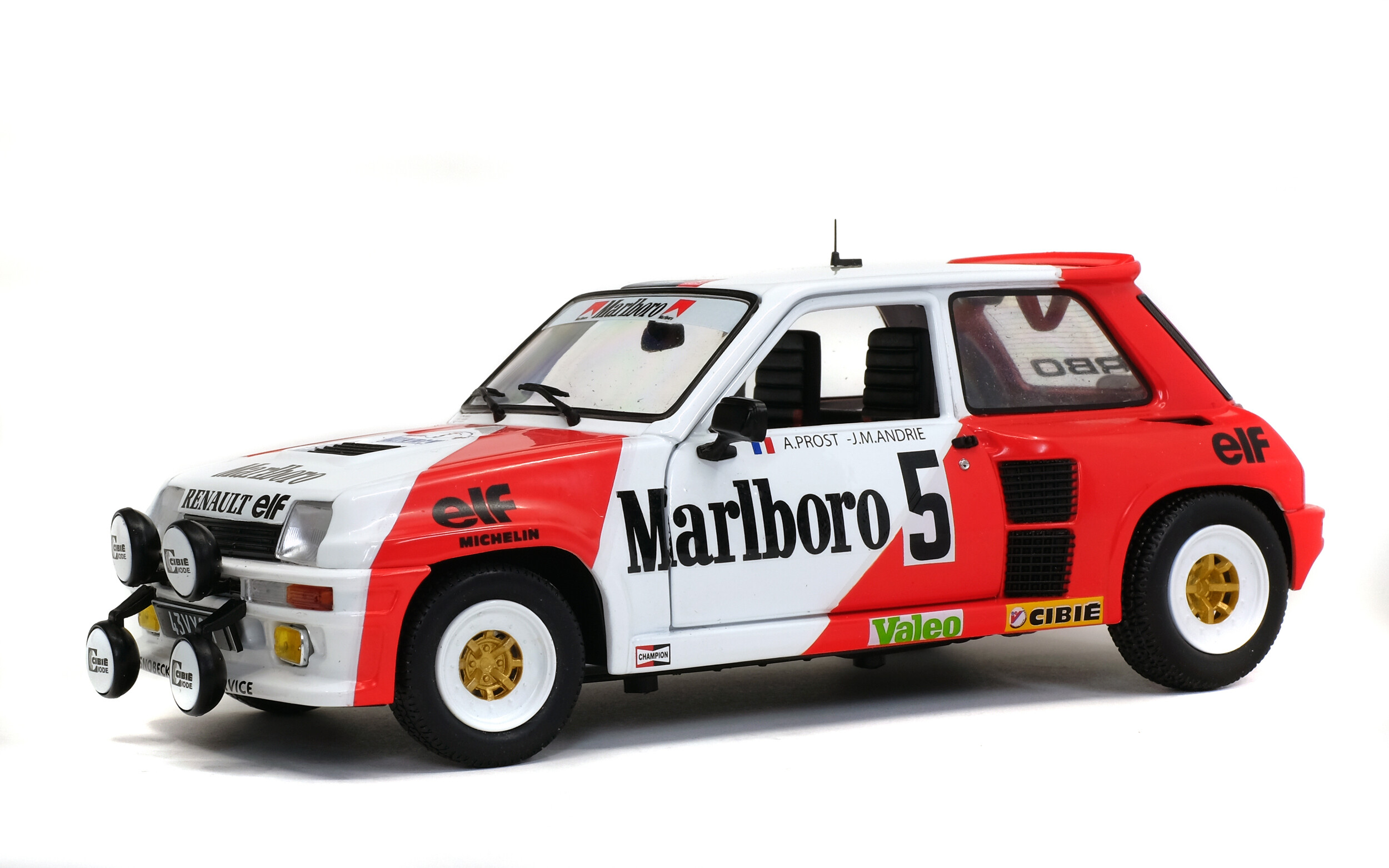 RENAULT 5 TURBO - RALLYE DU VAR 1982 - A.PROST #5 - Solido