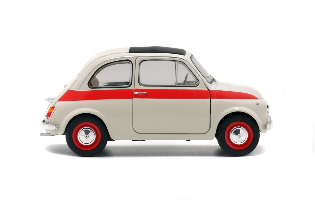 Solido 1:18 Décret 500 Tribute to Italia Année de construction 1965 rouge / blanc / vert S1801409 modèle voiture S1801409 421186457 3663506040436