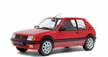 PEUGEOT 205 GTI 1.9L MK 1 - ROUGE VALLELUNGA -1988