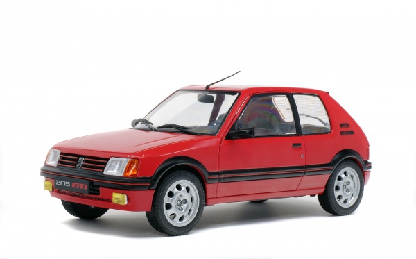 PEUGEOT 205 GTI 1.9L MK 1 - ROUGE VALLELUNGA -1988