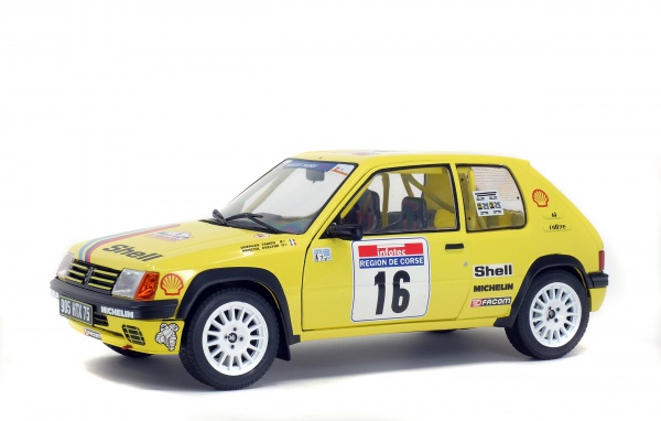 PEUGEOT 205 RALLYE PTS - TOUR DE CORSE 1990 - F.DOENLEN/E.MERCIOL #16