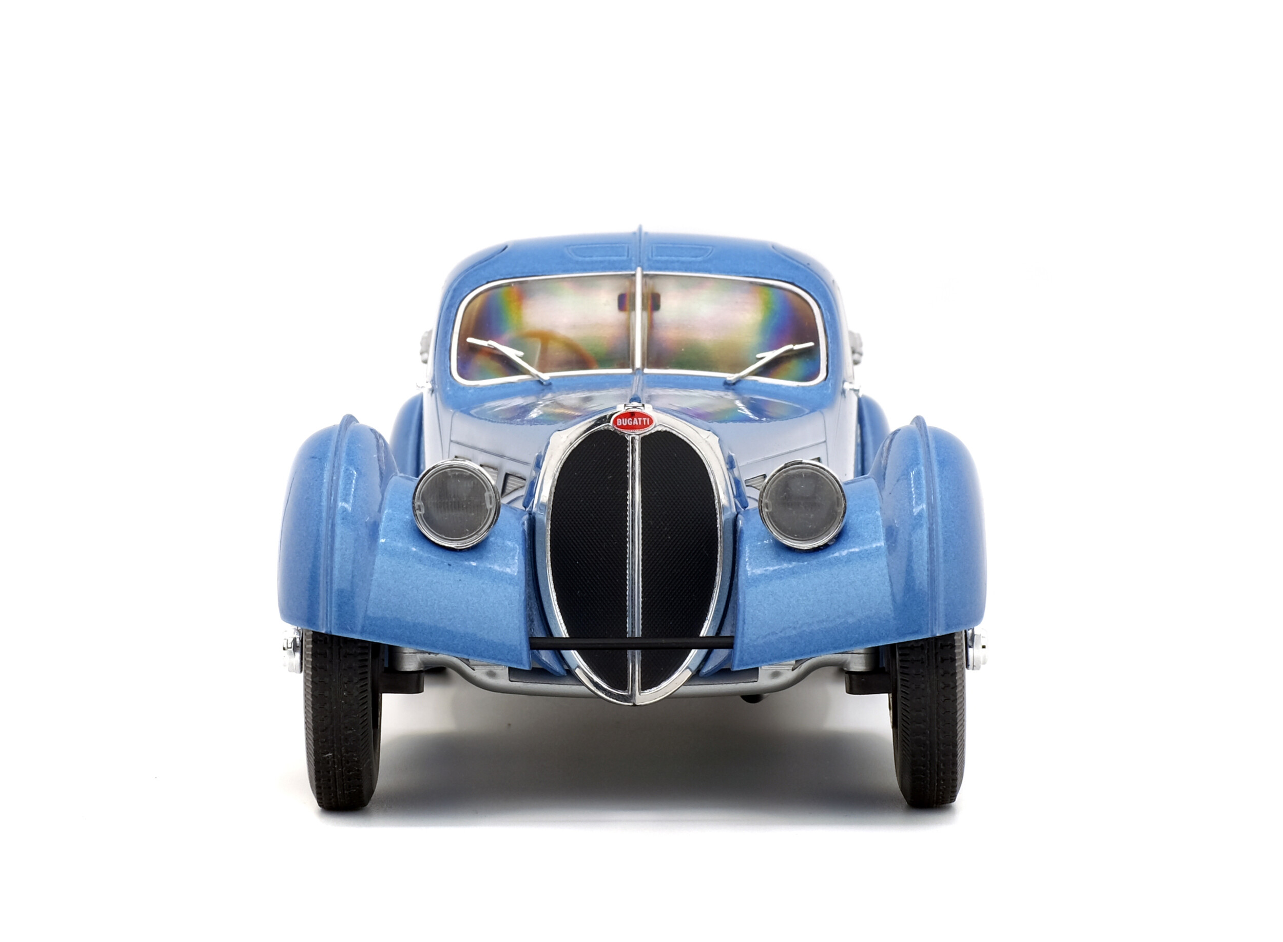BUGATTI TYPE 57 SC ATLANTIC - GRIS BLEU METALLISE - 1937 - Solido
