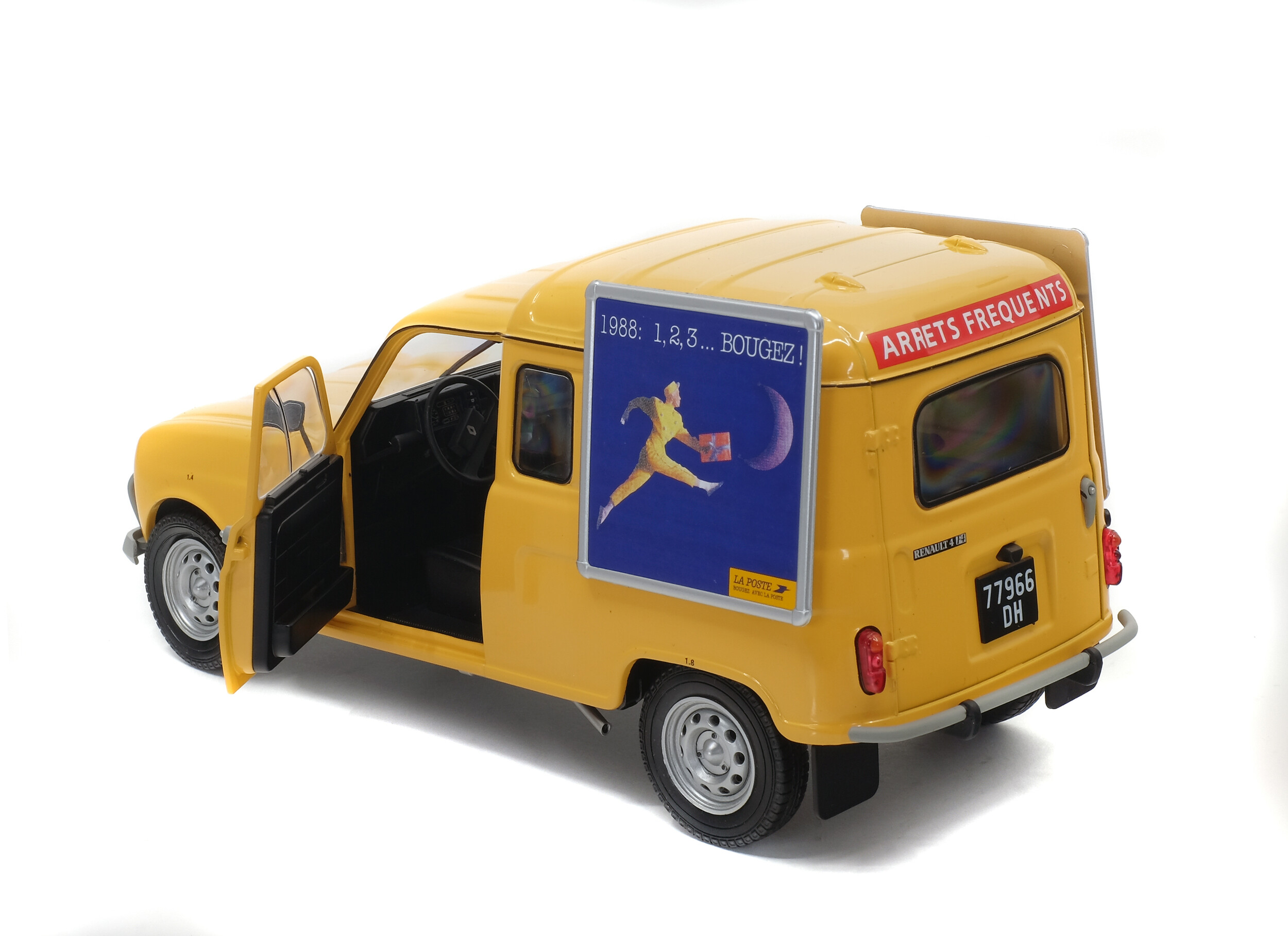 NOREV JET CAR Renault R4 Fourgonnette PTT Poste Jaune 1:43 Voiture