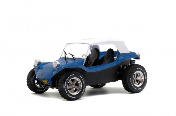 MANX MEYERS BUGGY SOFT ROOF BLUE 1968 Solido