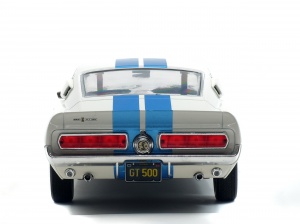 SHELBY MUSTANG GT500 - WIMBLEDON WHITE / BLUE STRIPES -1967