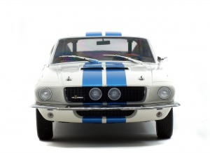 SHELBY MUSTANG GT500 - WIMBLEDON WHITE / BLUE STRIPES -1967