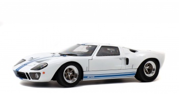 FORD GT40 MK1 - WHITE / BLUE STRIPES - 1968