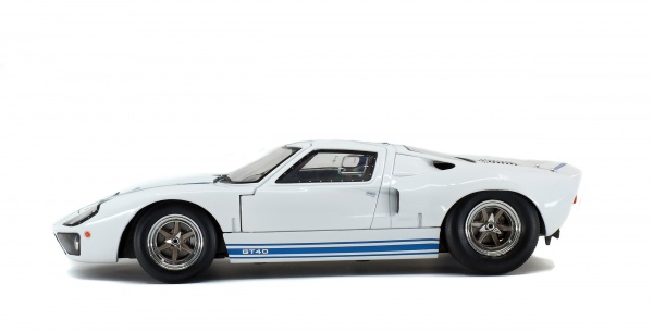 FORD GT40 MK1 - WHITE / BLUE STRIPES - 1968