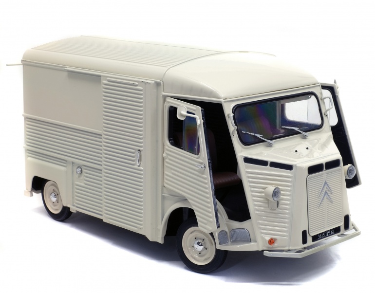 Citroën HY 40 Ans Tacot 1979 - Solido 1:18 - Montée Métal - Neuve En Boîte