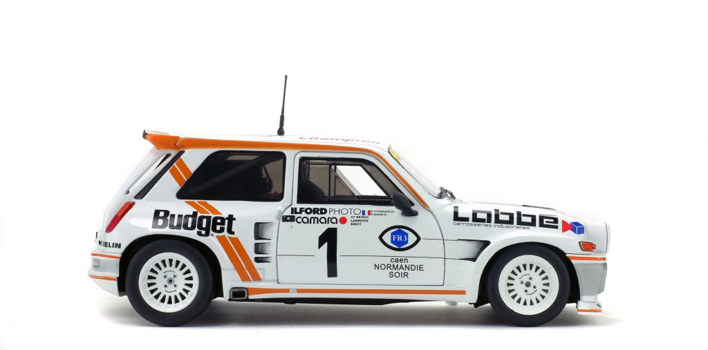 Solido 1/18 – Renault 5 Turbo Rallye D'Antibes 1983 – Miniature Neuve