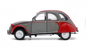 CITROEN 2CV6 DOLLY - GRISE & ROUGE -1985