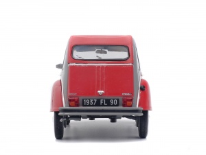 CITROEN 2CV6 DOLLY - GRISE & ROUGE -1985