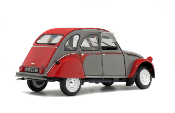 CITROEN 2CV6 DOLLY - GRISE & ROUGE -1985