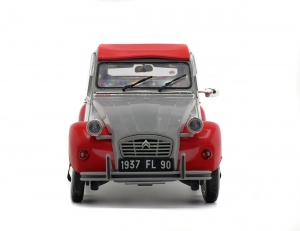 CITROEN 2CV6 DOLLY - GRISE & ROUGE -1985