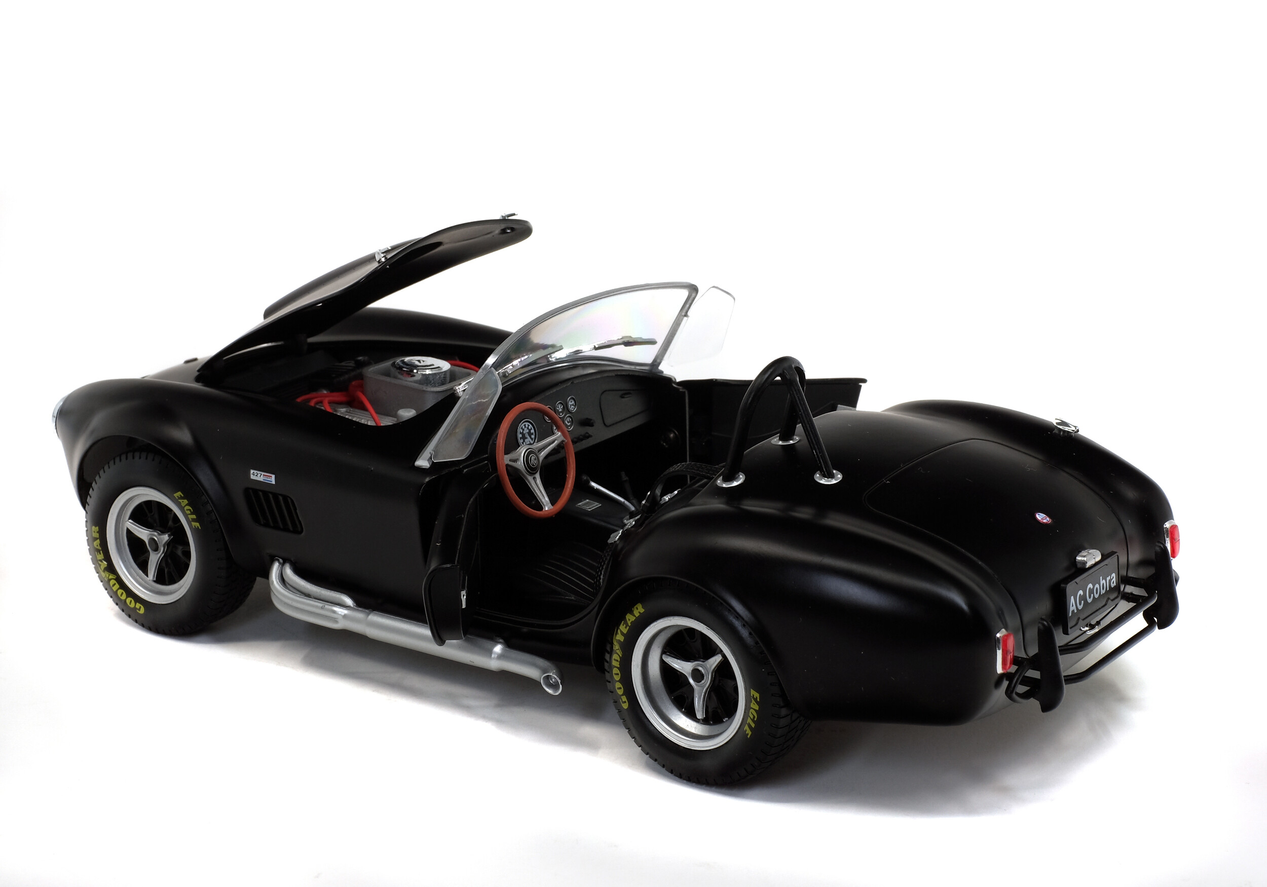 Shelby Cobra 427 S C Mat Black 1965 Solido Shelby Cobra 427 S C Mat Black 1965 Solido