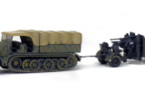 FAMO - SD.KFZ. 9 AVEC FLAK 36/37 88MM - GERMANY - 1945