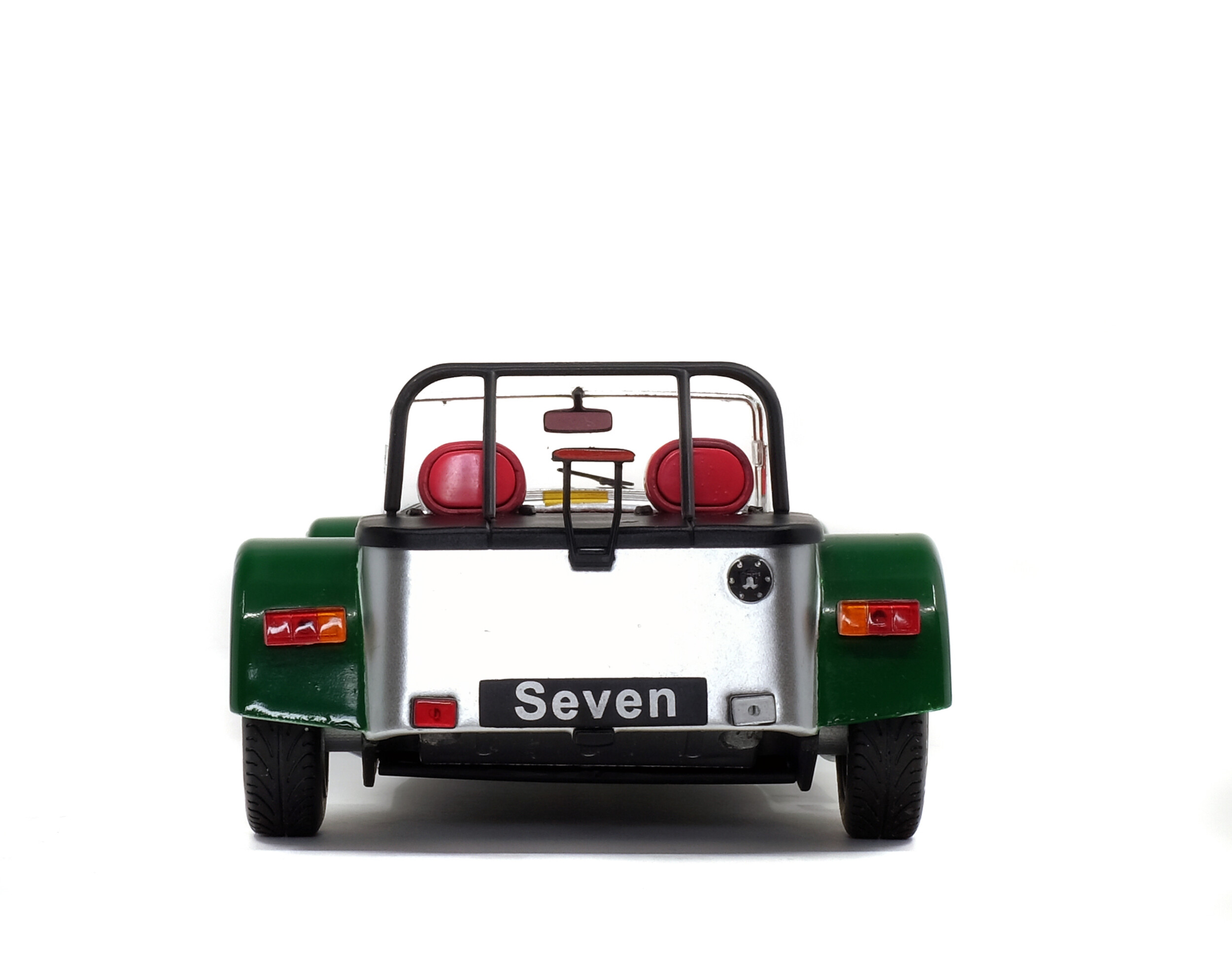 LOTUS SEVEN ミニカー Solido Lotus Seven - Aluminium Body & Green Nose - 1989 - Solido