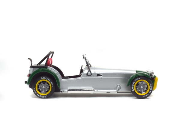 LOTUS SEVEN - ALUMINIUM BODY AND GREEN NOSE - 1989