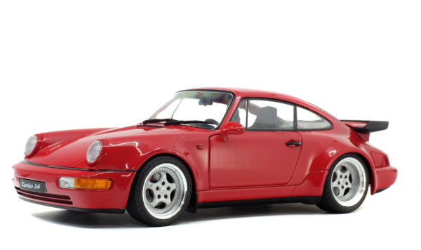 PORSCHE 964 TURBO 3,6 - ROUGE INDIEN - 1990