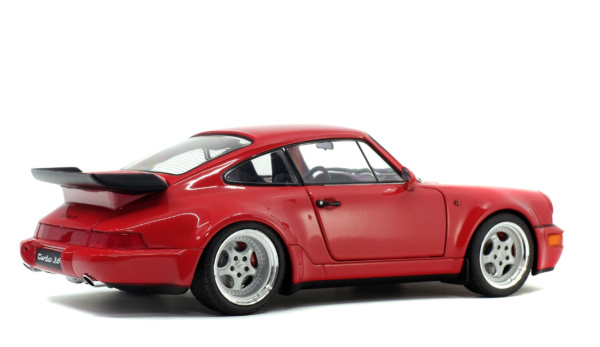 PORSCHE 964 TURBO 3,6 - ROUGE INDIEN - 1990