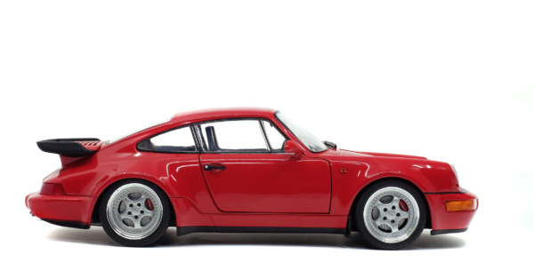 PORSCHE 964 TURBO 3,6 - ROUGE INDIEN - 1990