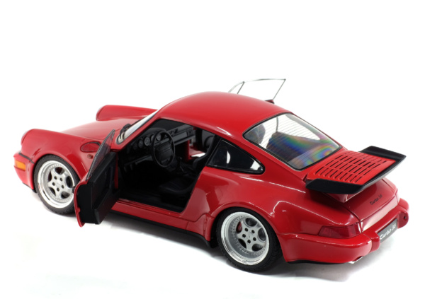 PORSCHE 964 TURBO 3,6 - ROUGE INDIEN - 1990