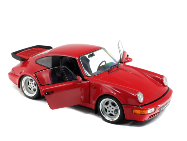 PORSCHE 964 TURBO 3,6 - ROUGE INDIEN - 1990