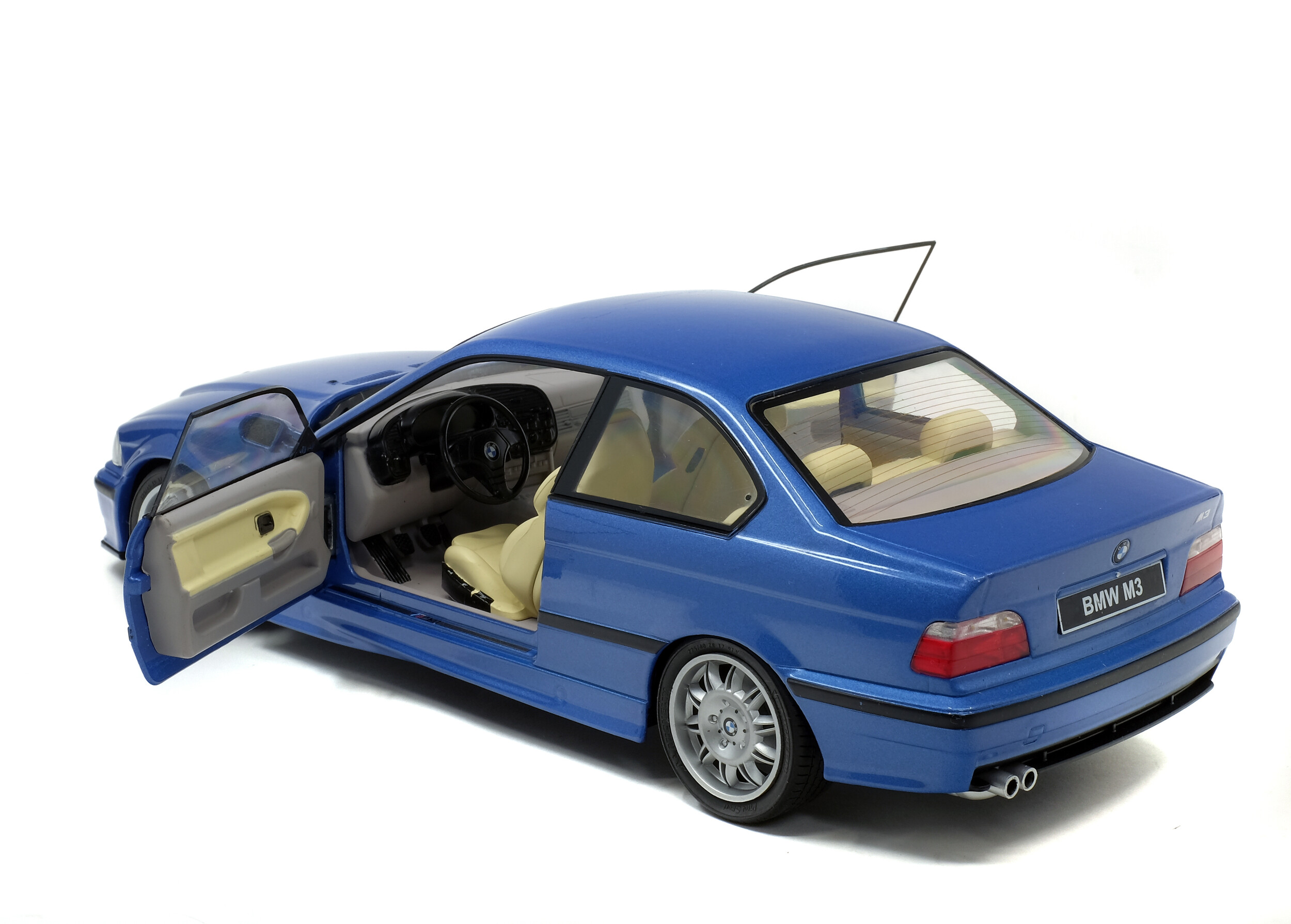 Baujahr 1990 estoril blau 1:18 Solido E36 BMW M3 Coupe