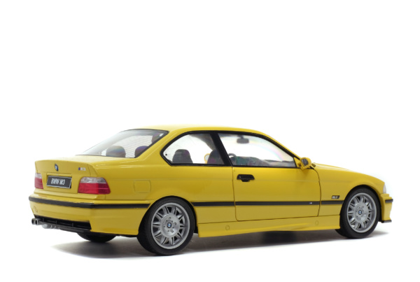 BMW E36 Coupé M3 - Jaune Dakar - 1994 - Solido