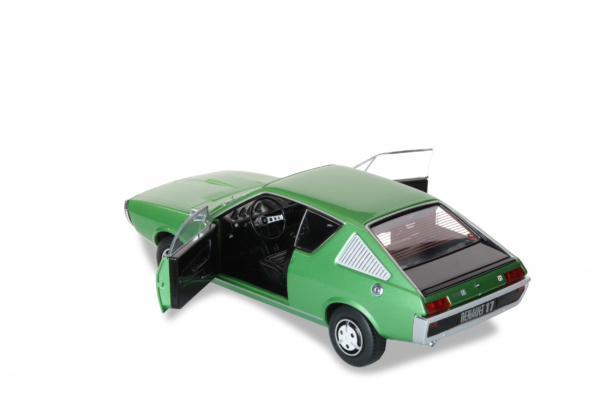 RENAULT R17 MK1 - VERT METAL VERNIS - 1976