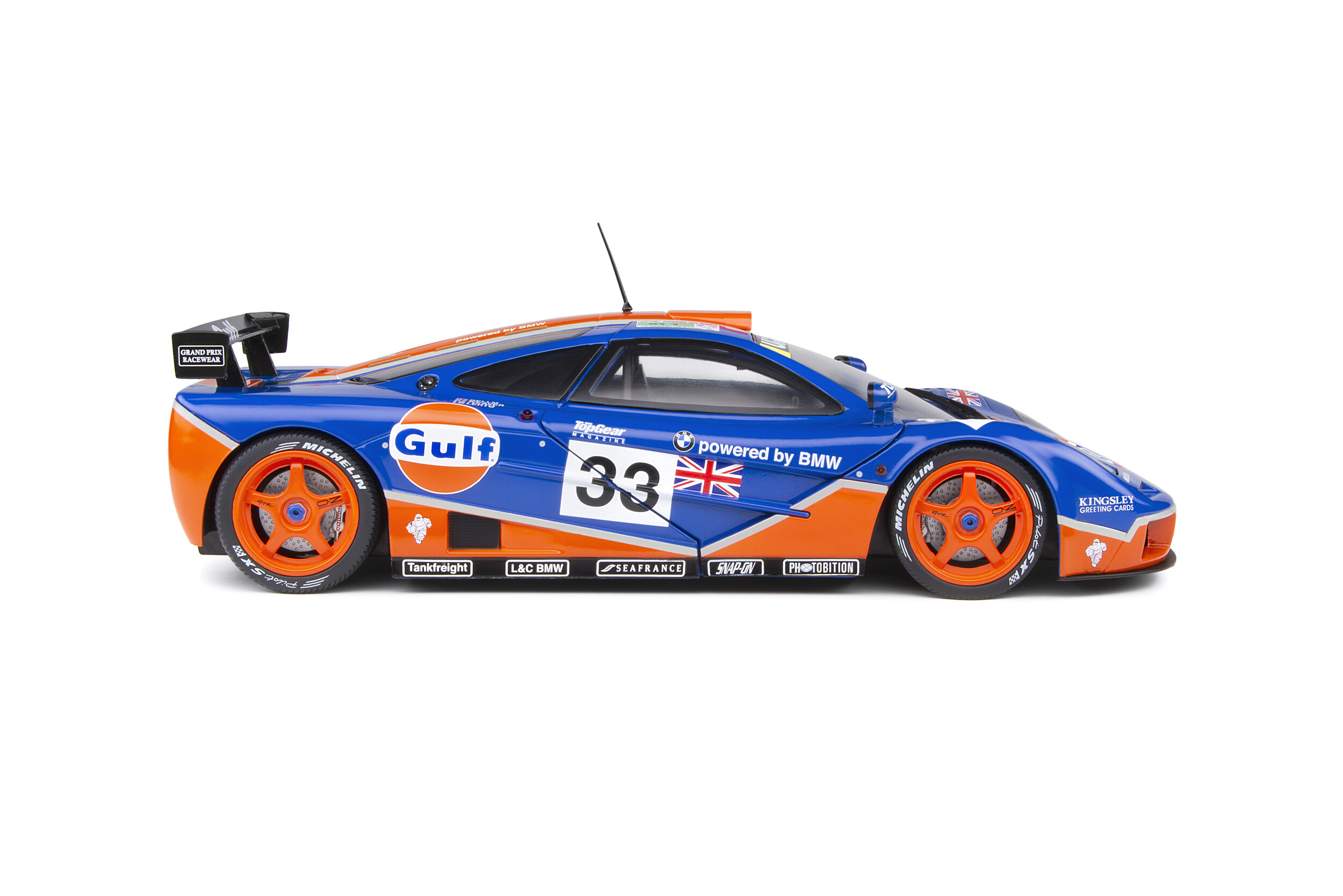 1:18 1996 McLaren F1 GTR Short Tail Le Mans 24 Hour #33 Solido 