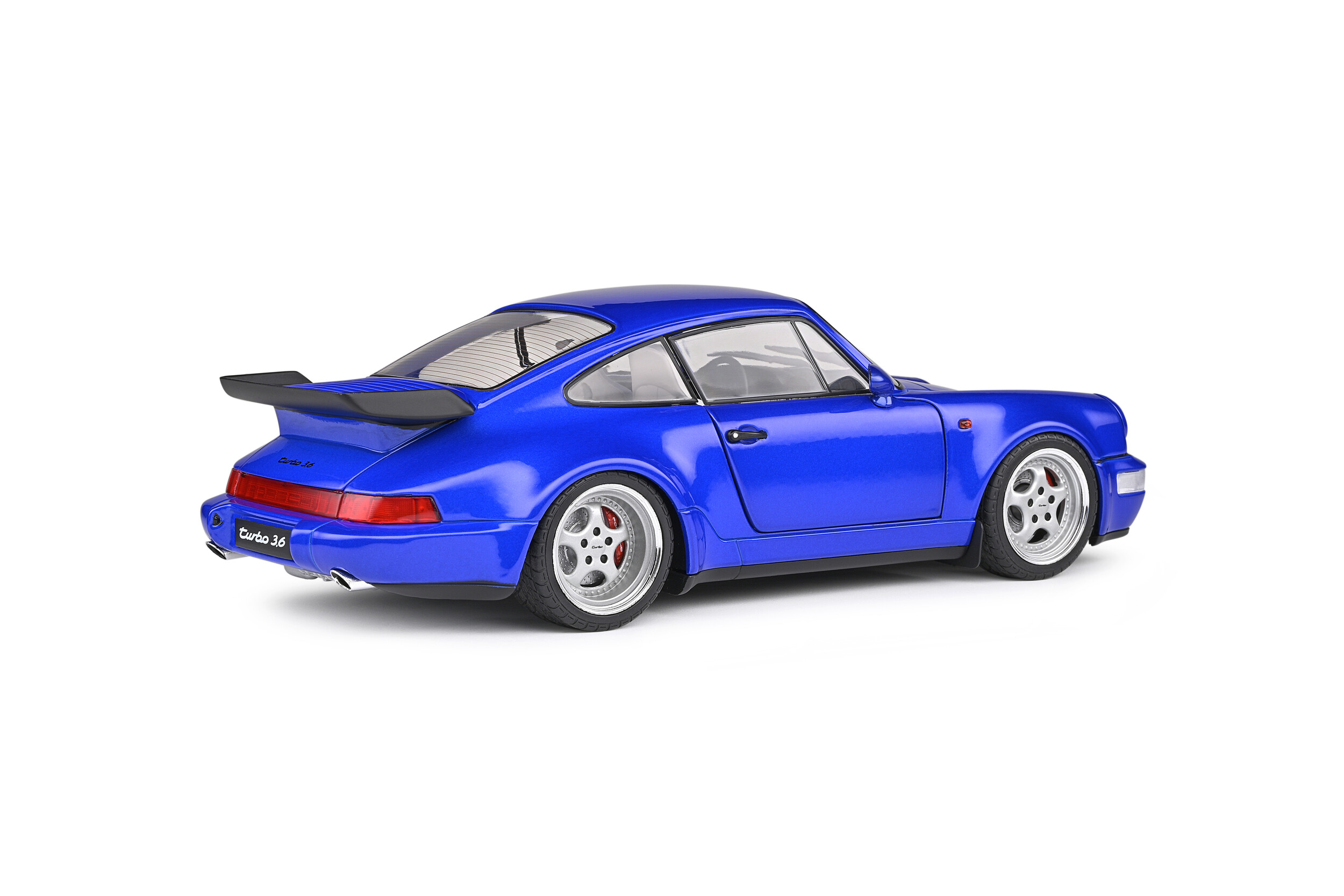 Turbo　(964)　1/18　ソリド　Solido　1990　1:18　ポルシェ　911　1990　ブルー　911　electric　964　Porsche　ターボ　year　blue　S1803405-
