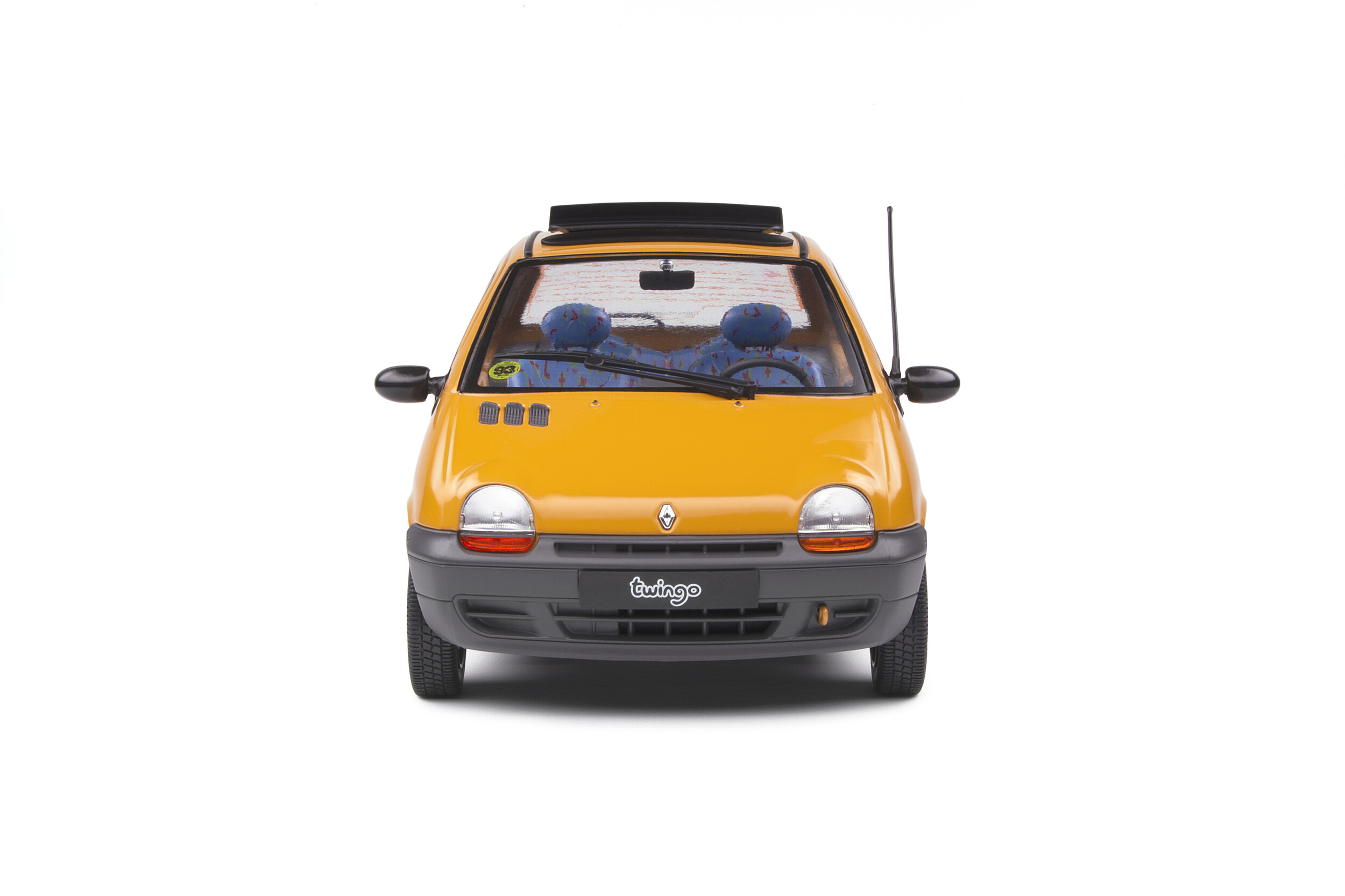 Renault Twingo Mk.1 Open Air - Jaune Indien - 1993 - Solido