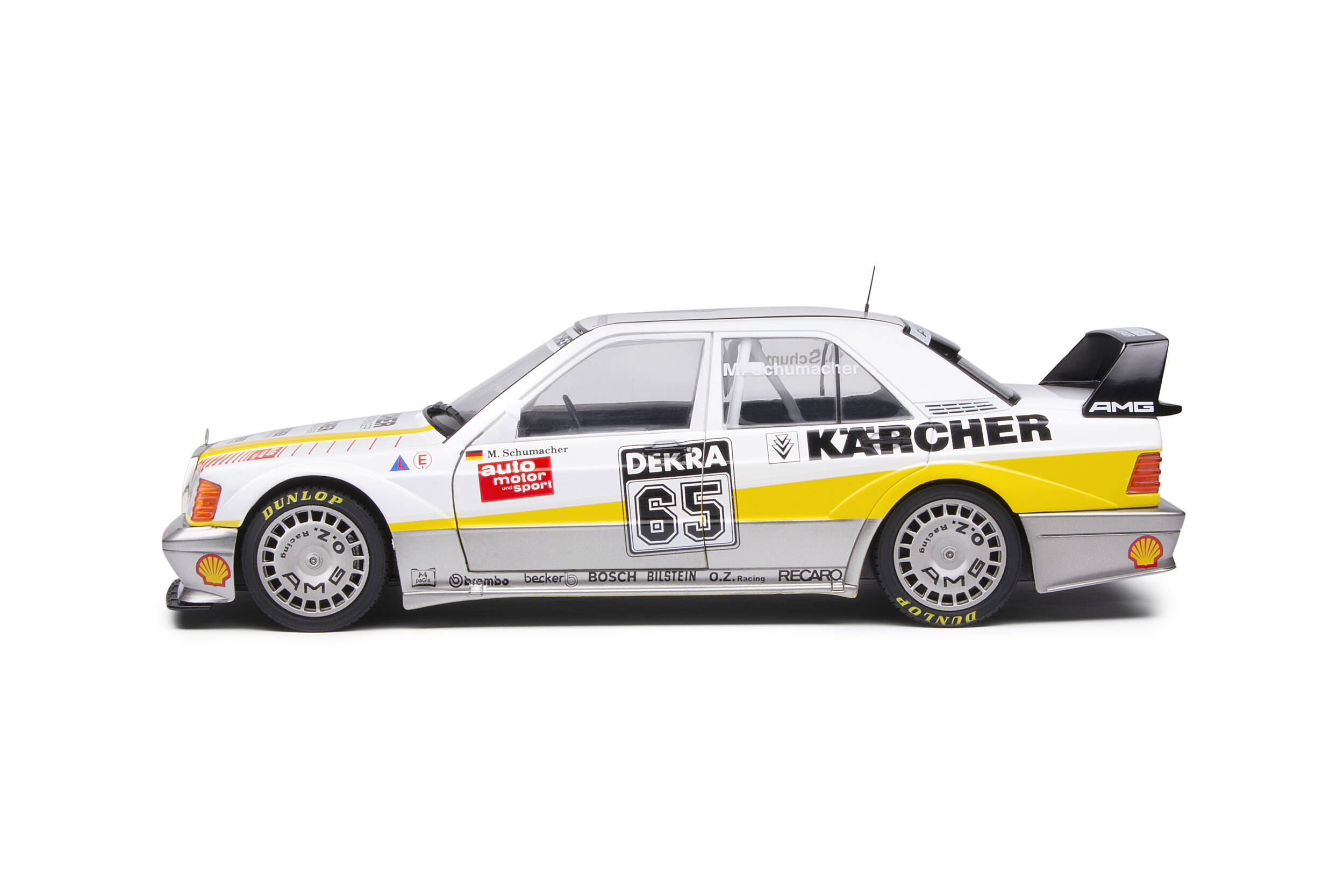 DTM Schumacher 1990 1:18 Solido Mercedes 190E EVO 2 #65 