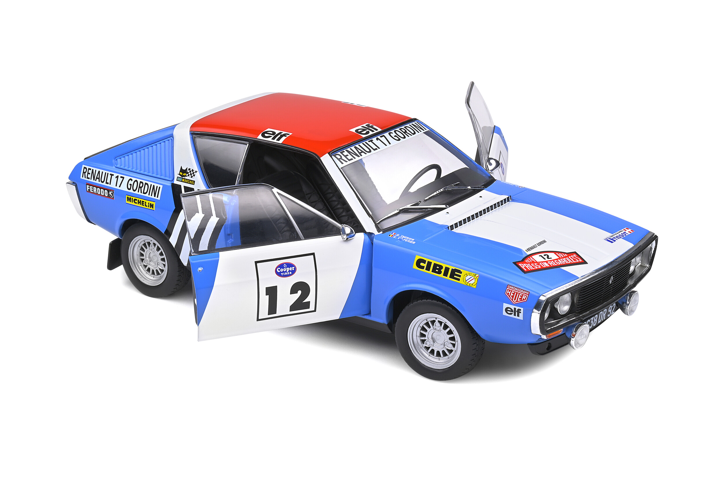 Renault 17 Gordini Rallye Press On Regardless 1974 12 J L Therier Solido