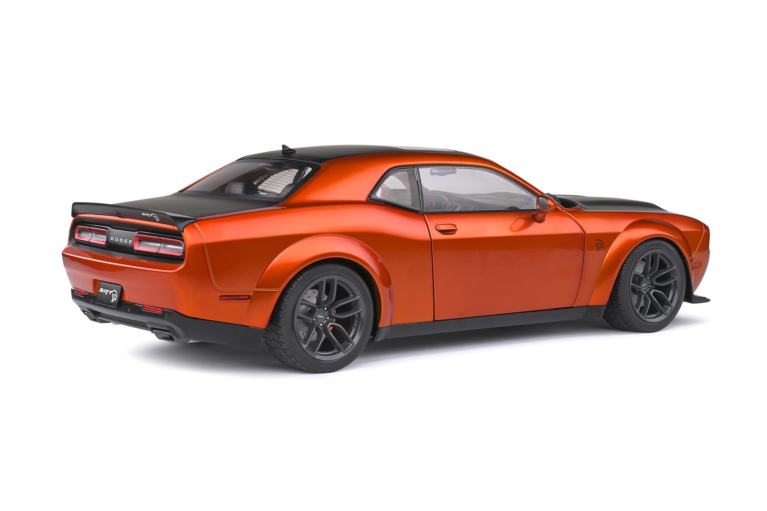 Solido 1:18 Dodge Challenger SRT Widebody Orange Metallic 2020 (S1805703)  Diecast car model available in June/July pre-order now