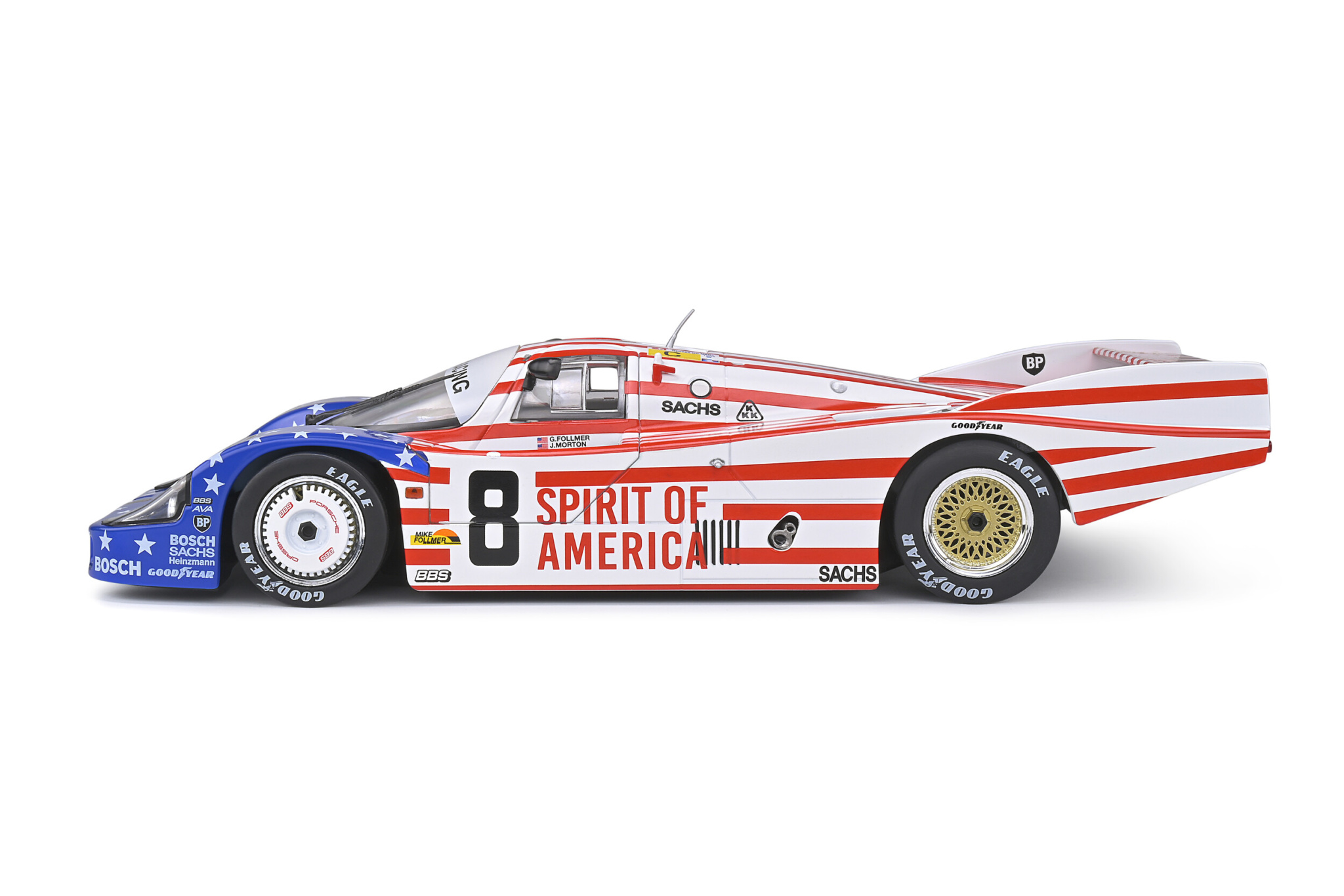 Porsche 956 L Le Mans 1986 1/18 Minichamps - Follmer/Morton/Miller - Occasion Très Bon état