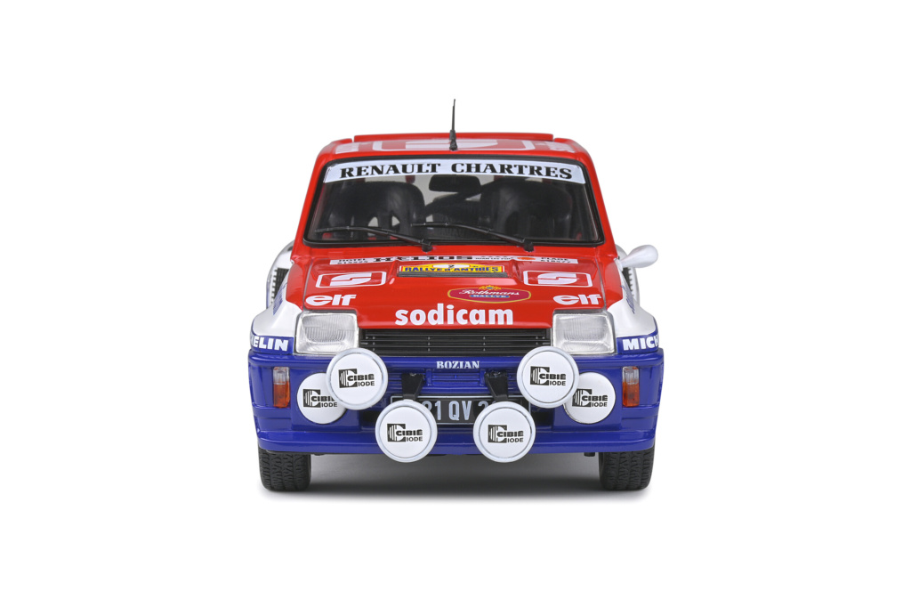 Miniature Renault 5 Turbo 1/18 Solido Turbo Gr. B No.6 Rallye De Lozere 198 A.Serpaggi/Y.Legal