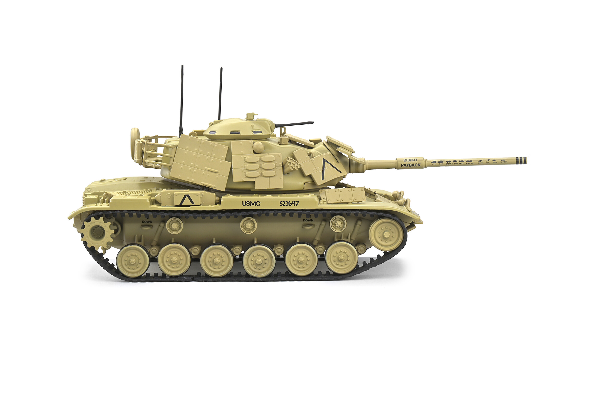Chrysler Defense M60 A1 Tank USMC - Desert Camo - 1991 - Solido