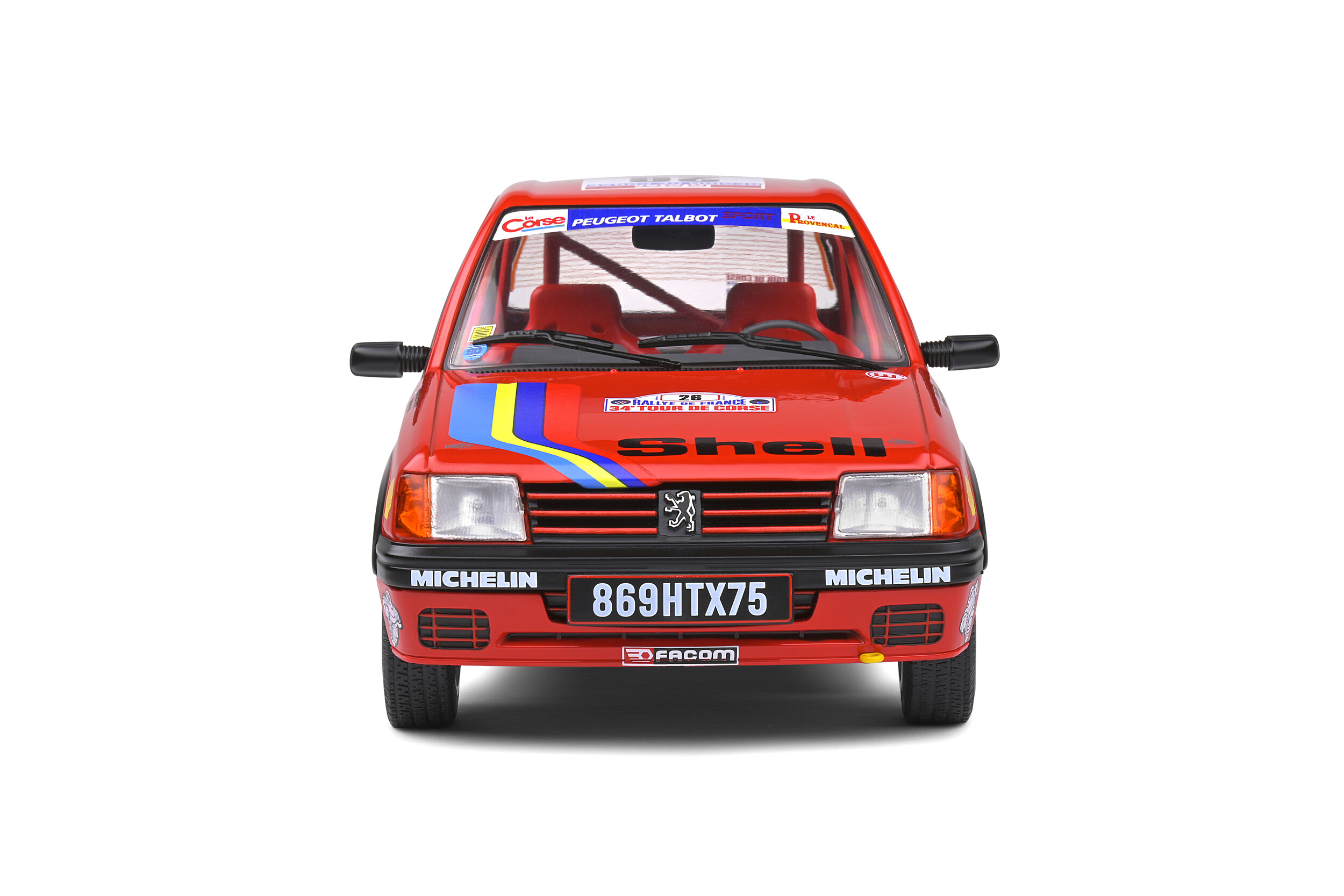 Solido 1/18 - Peugeot 205 Rallye Tour De Corse 1990 - Collection Neuve