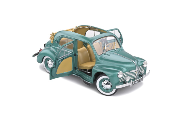 Renault 4CV Decouvrable - Vert Ardennes Metal - 1951 - Solido