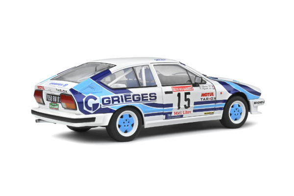 Alfa Romeo GTV6 - Rallye Des Garrigues - 1986 - #15 C.RIGOLLET/M.BATHELOT