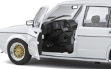 Volkswagen Golf L - White Custom - 1983