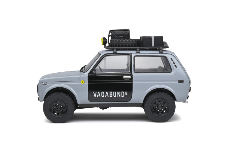 Solido 1:18 Lada Niva Vlada Ano de construção 1980 Cinza / Preto