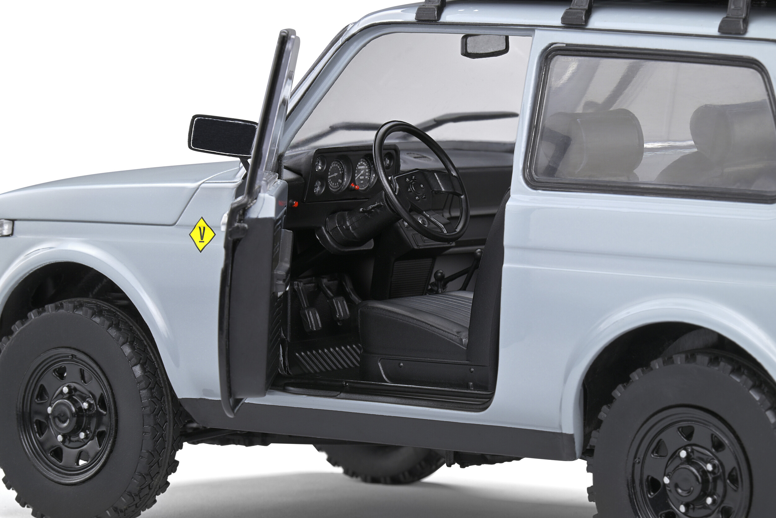 Wiking 020803 H0 Lada Niva terreinwagen gesloten zilvermetallic spoor HO 1:87 Geen speelgoed